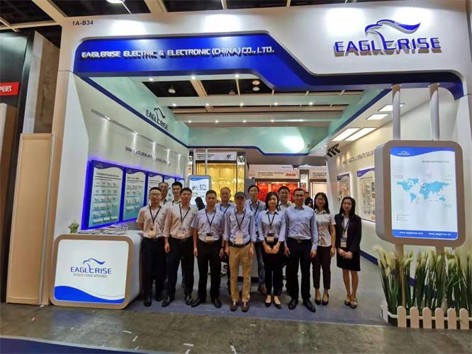 Eaglerise showed the new series of intelligent power supply at Hong Kong International Lighting Fair