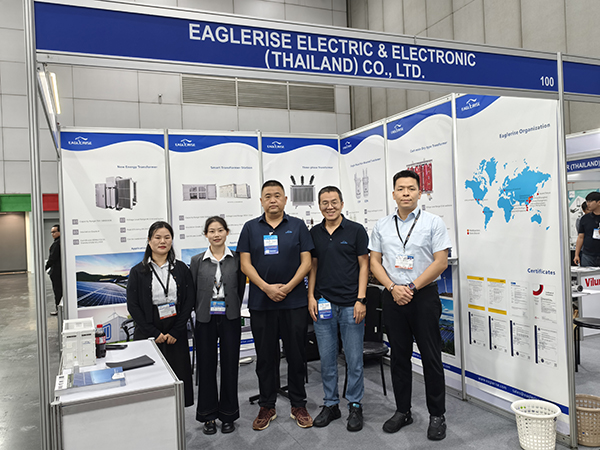 Eaglerise präsentiert sich auf der internationalen Messe für Energie und Elektrizität in Thailand. Eaglerise präsentiert sich auf der internationalen Messe für Energie und Elektrizität in Thailand.