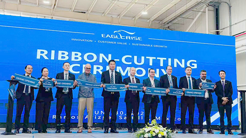 Große Eröffnung der Eaglerise Mexico NET ELECTRIC Fabrik